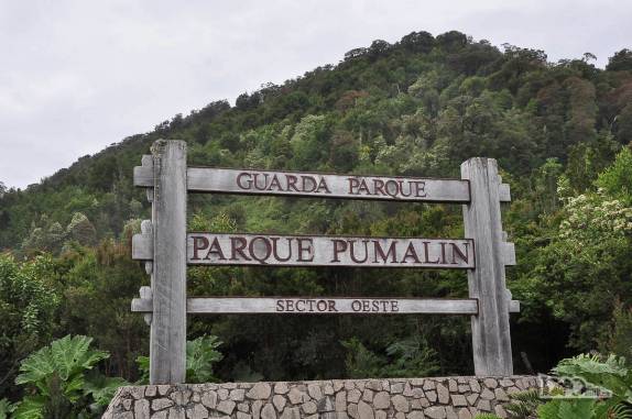 Chegando ao Parque pumalin, no norte da Carretera Austral, sul do Chile
